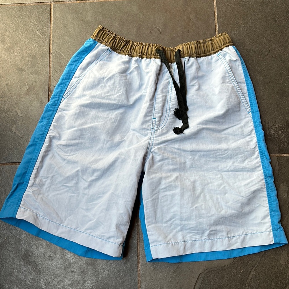 Marni x Uniqlo color block shorts with pockets